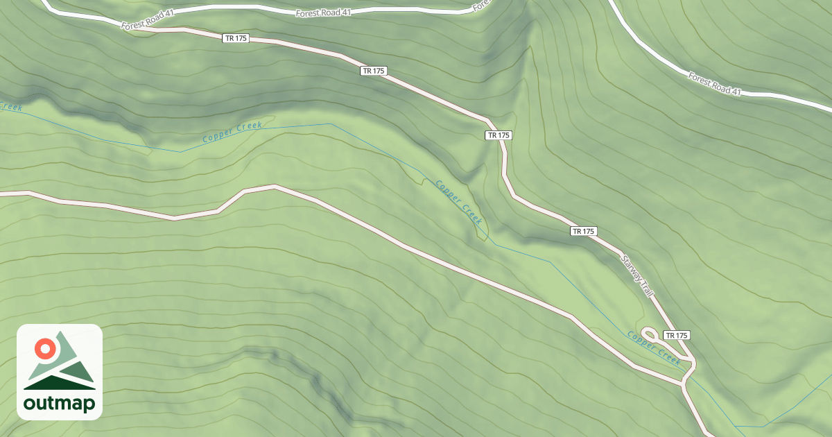 Map of COPPER CR.