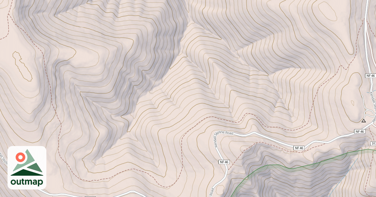 Map of Meadow  Creek  Trail