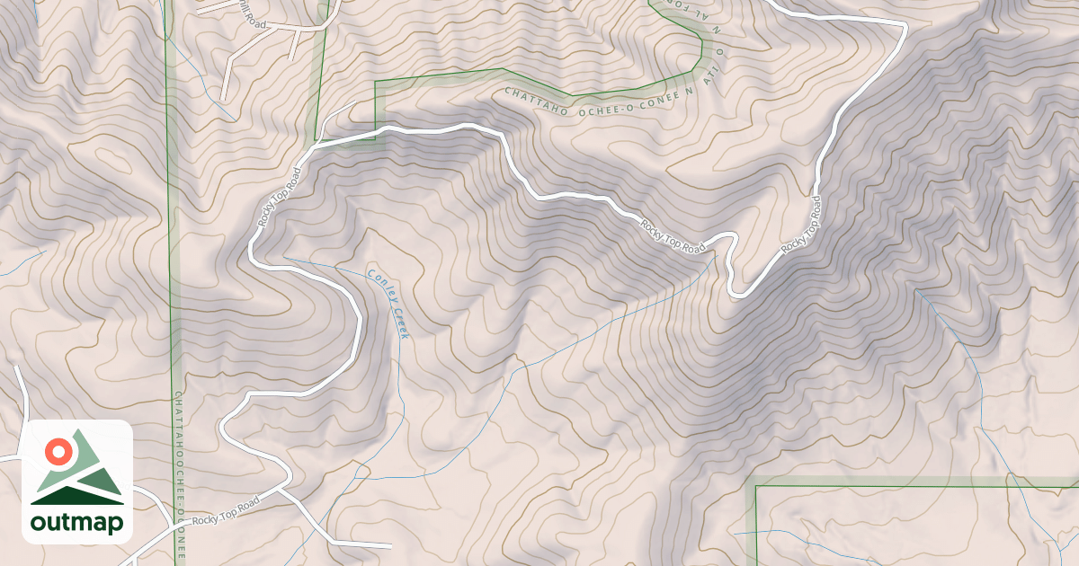 Map of ROCKY TOP MTN
