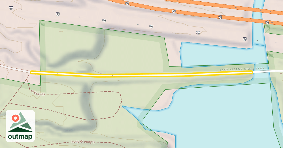 Map of Old US Highway 10