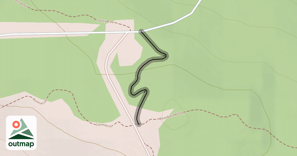 Map of Bearback Loop