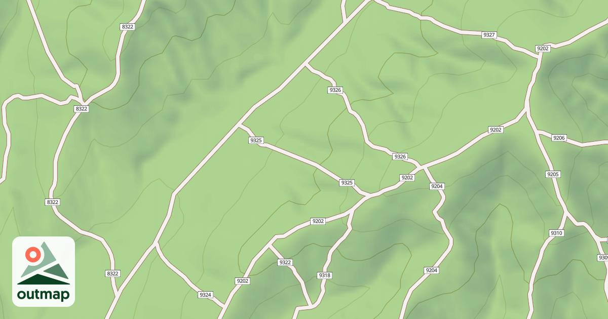 Map of USFS Motor Vehicle Use Map Trails 19388