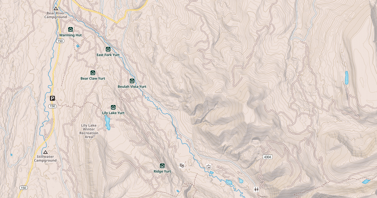 Map preview of EAST FORK BEAR RIVER