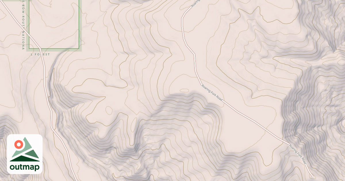 Map of CHERRY DRAW