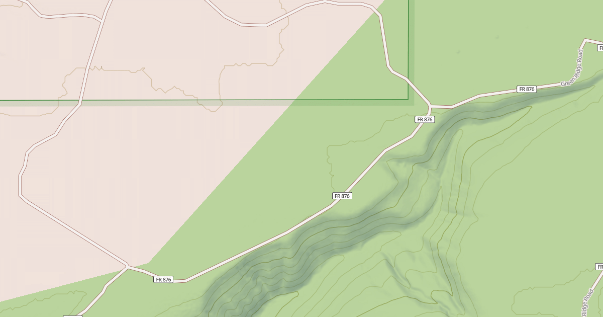 Map preview of GREEN RIDGE ROAD