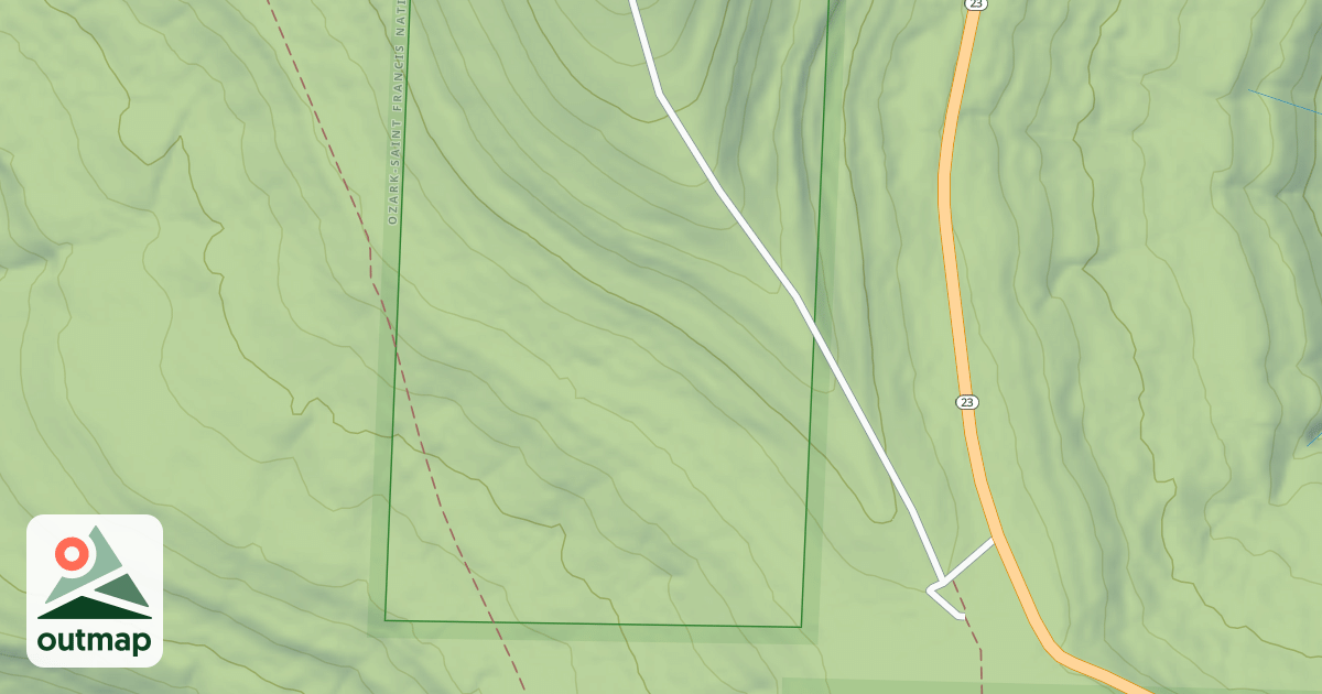 Map of LINDSEY RIDGE A