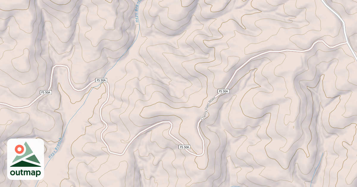 Map of CHERRY FLATS