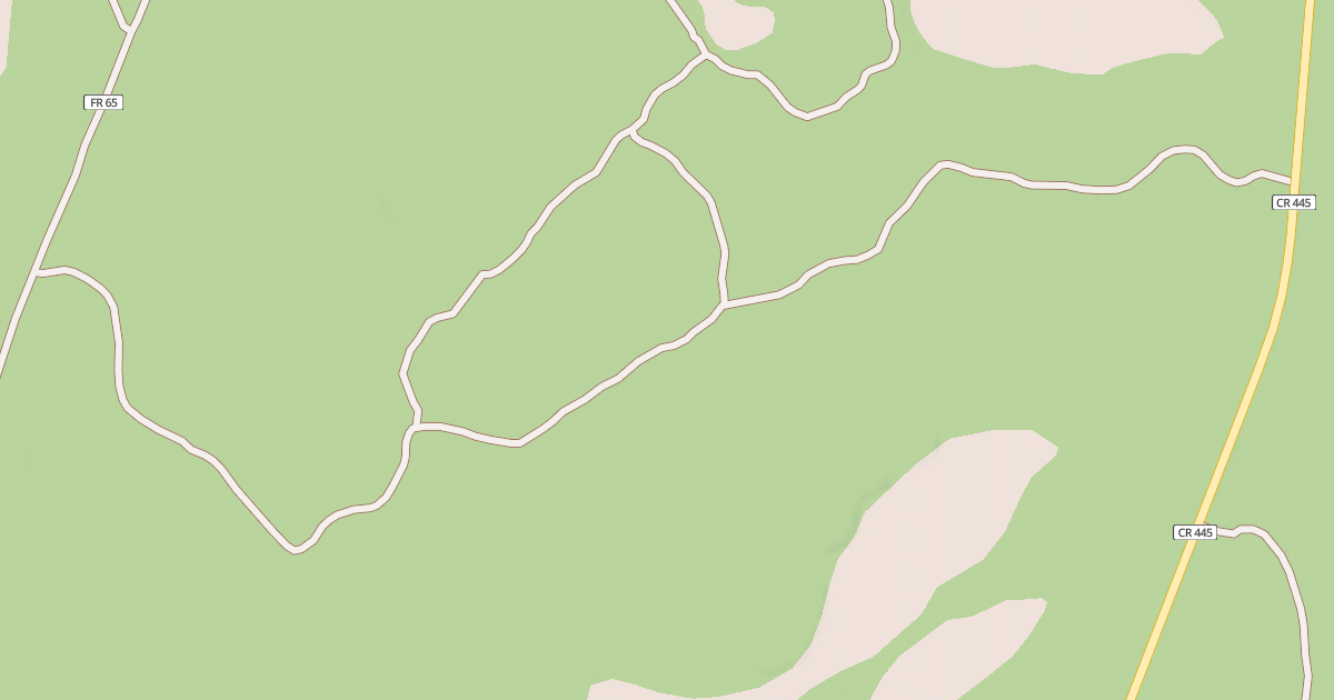 Map preview of USFS National Forest System Roads {74D0D391-6D9F-4653-A5CE-958E7C1C46E6}