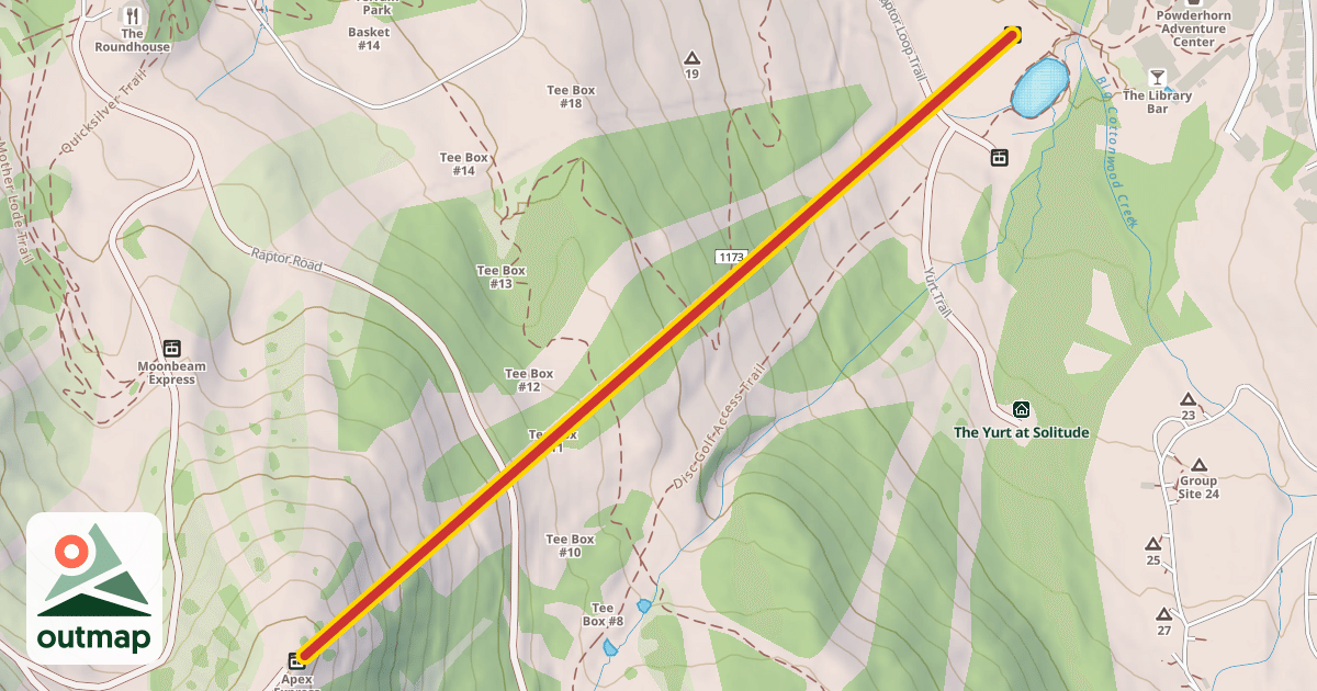 Map of Apex Express