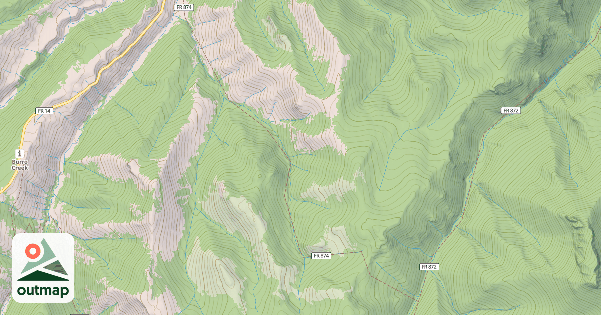 Map of MUNGER CANYON