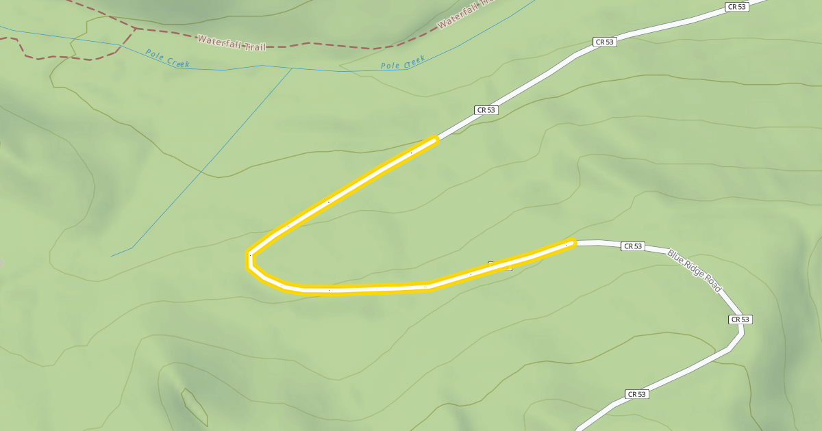 Map preview of Blue Ridge Road