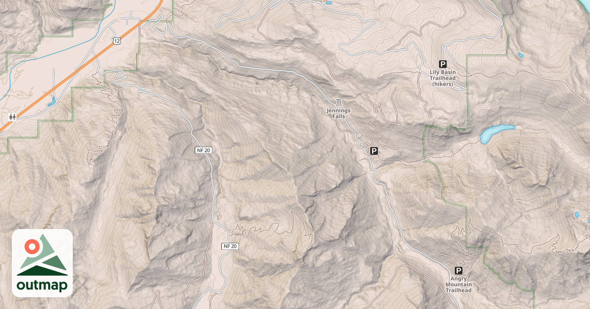 Map of JOHNSON CREEK