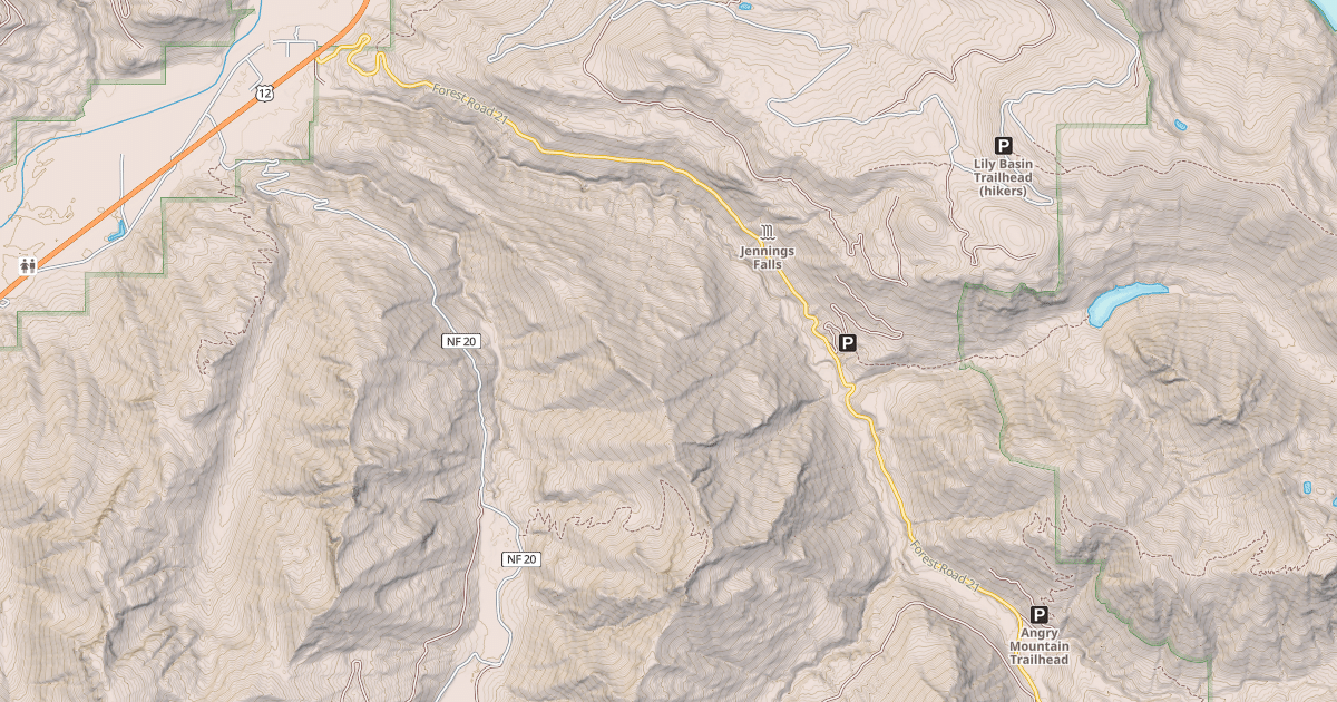 Map preview of JOHNSON CREEK