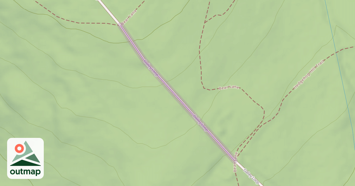 Map of Dalley Loop