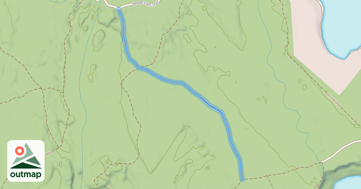 Map of Beaver Dam Trail
