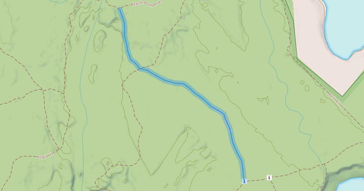 Map preview of Beaver Dam Trail