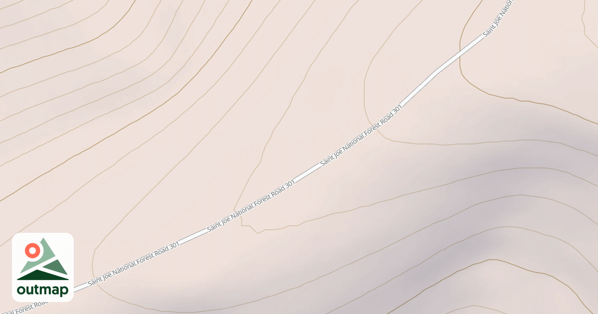 Map of FISHHOOK-GOLD CENTER