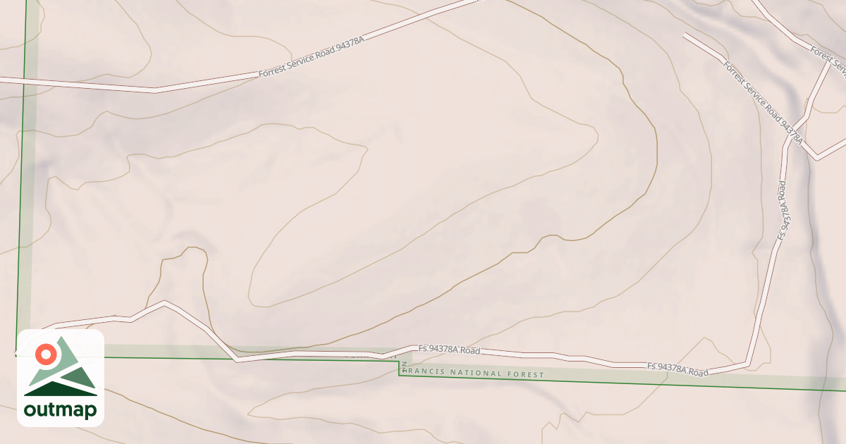 Map of USFS National Forest System Roads {2C82D803-9486-490A-8279-9D4D5488EFF1}