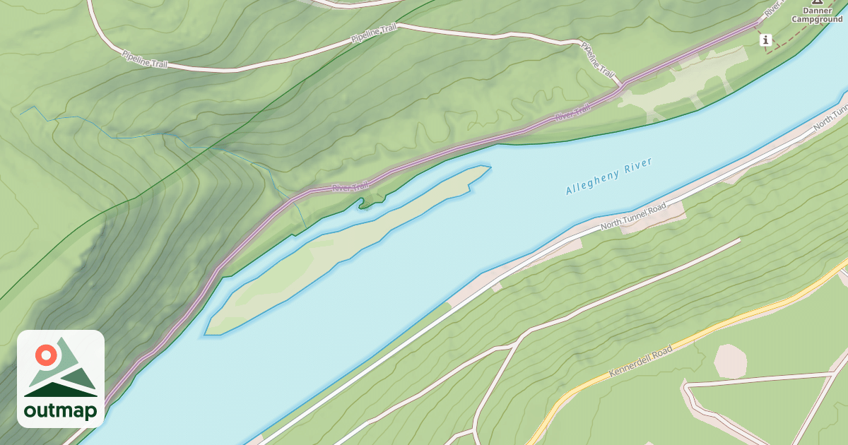 Map of River Trail