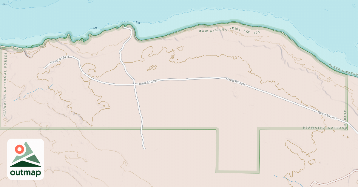 Map of HIAWATHA CAMP