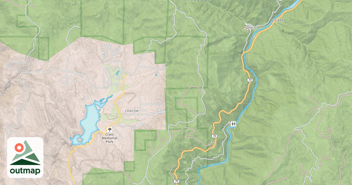Map of ROCKY RIDGE