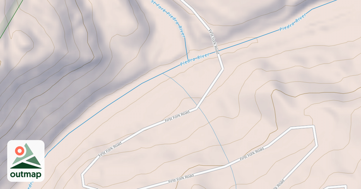 Map of FIRST FORK J