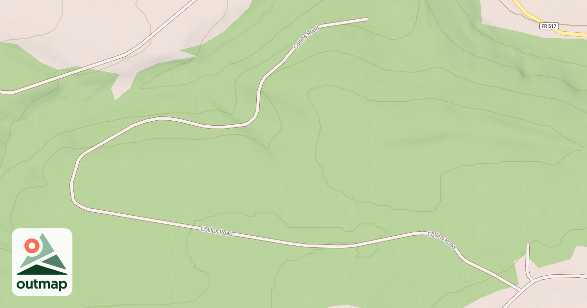 Map of COLLINS ROAD
