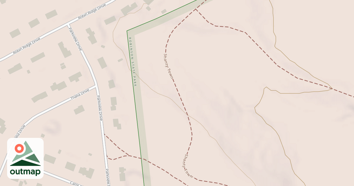 Map of White Trail