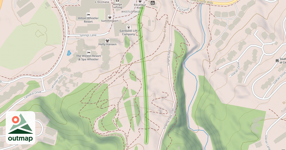 Map of Lower Olympic
