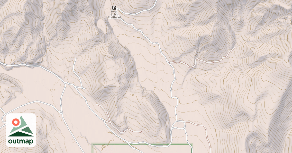 Map of BEAR GULCH