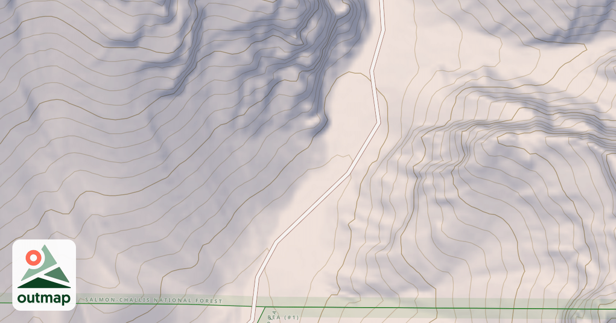 Map of EAST CANYON