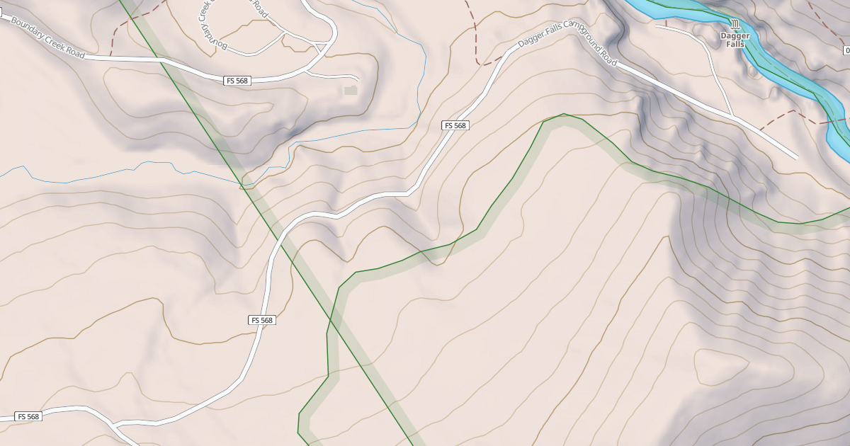Map preview of DAGGER FALLS C.G.