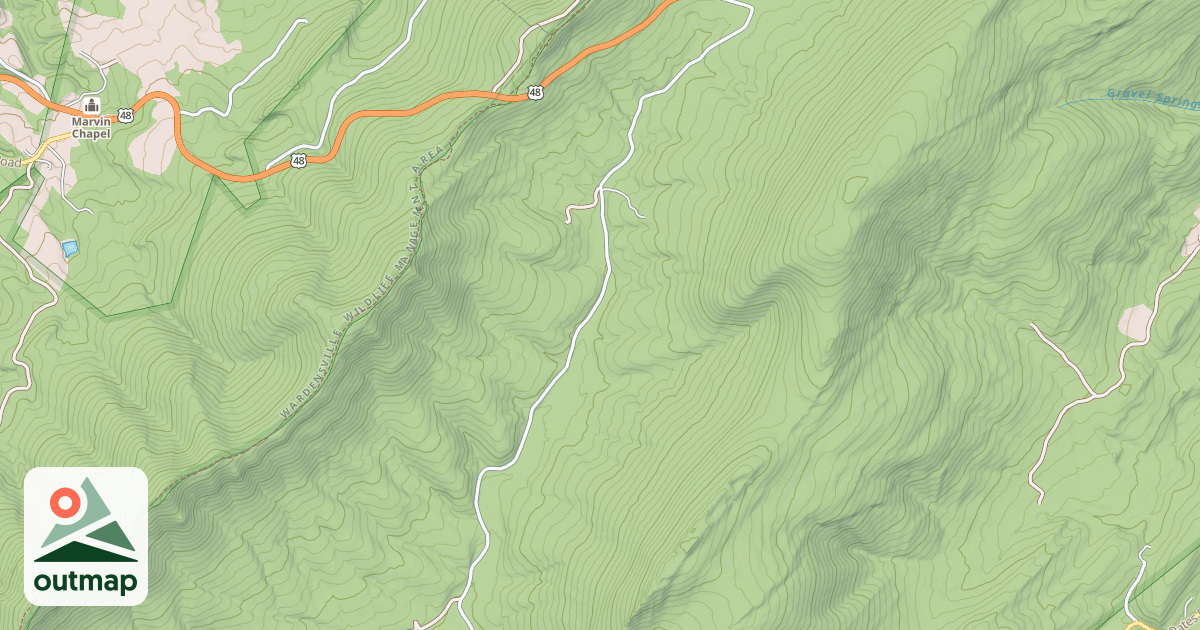 Map of VANCES COVE in Frederick