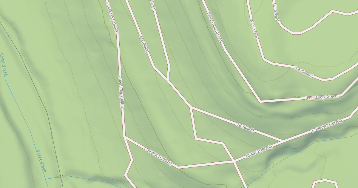 Map preview of Rock Run ATV Trails