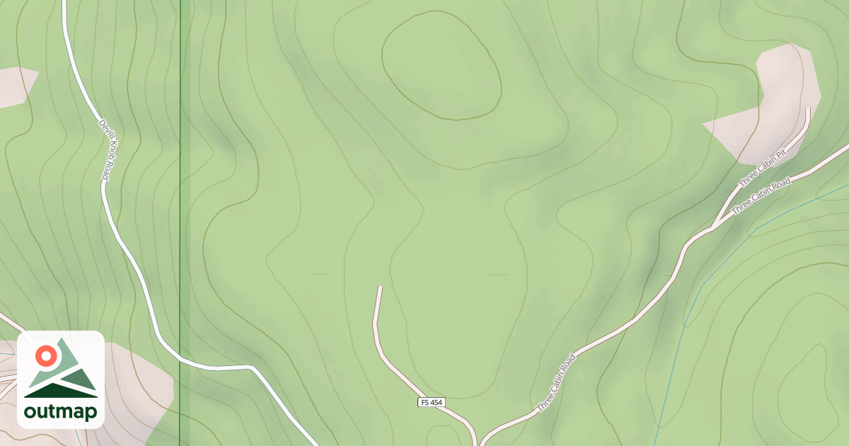 Map of USFS Motor Vehicle Use Map Trails 15744