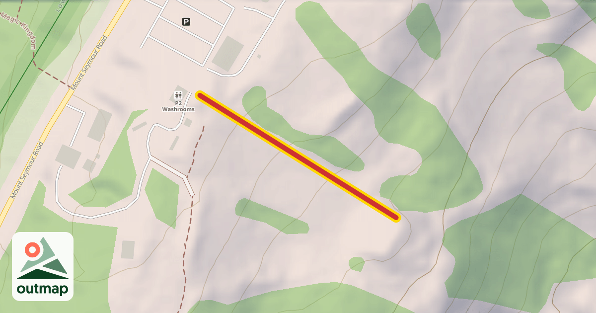 Map of Enquist Tube Park Lift