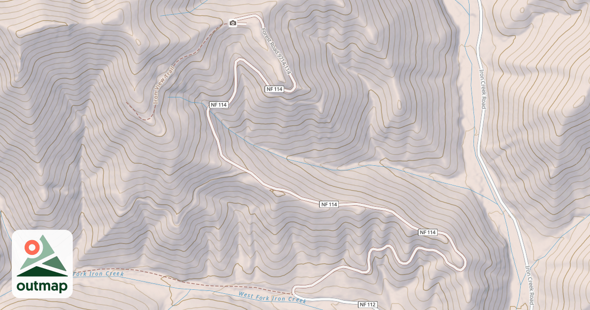 Map of IRON VIEW