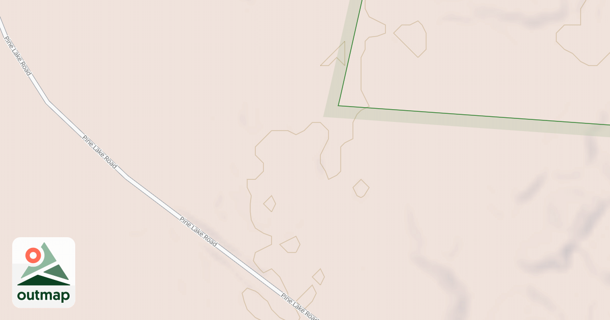Map of HJALMER LAKE SPUR B