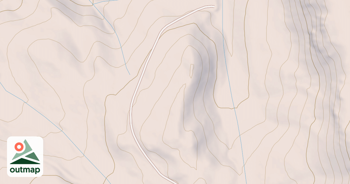 Map of MILLER GULCH SPUR