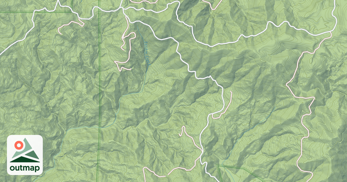 Map of EUCHRE CREEK