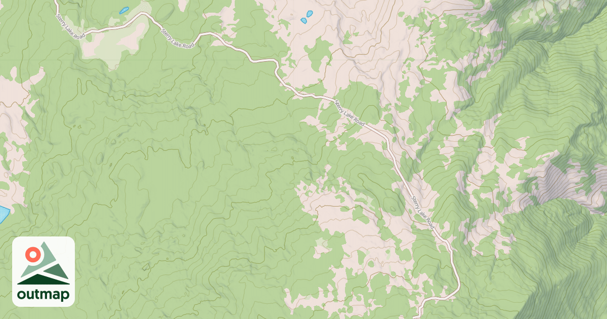 Map of STERRY LAKE