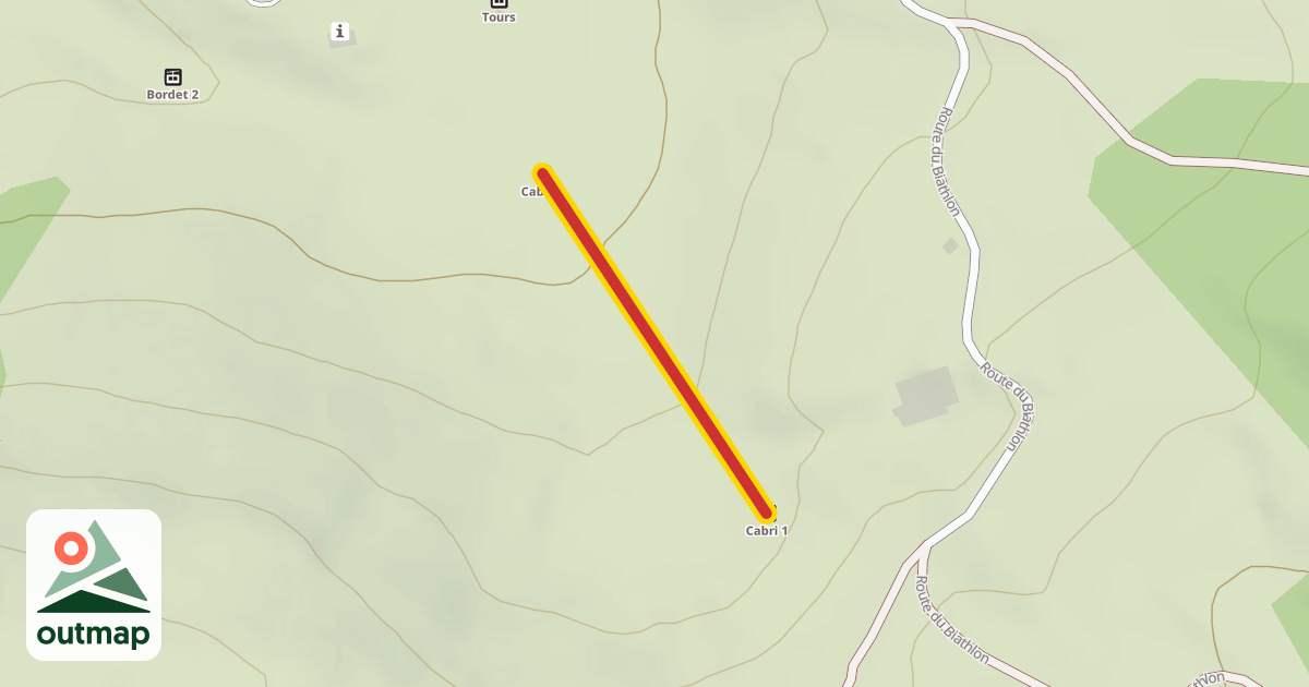 Map of Cabri 1