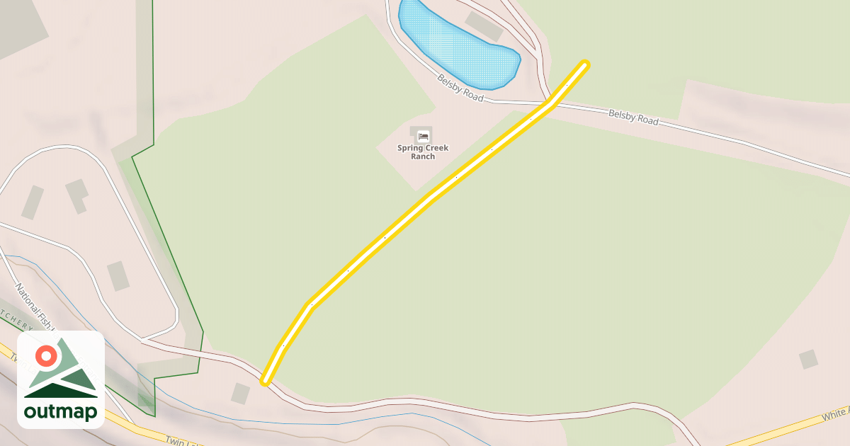 Map of Spring Creek Ranch & Loop