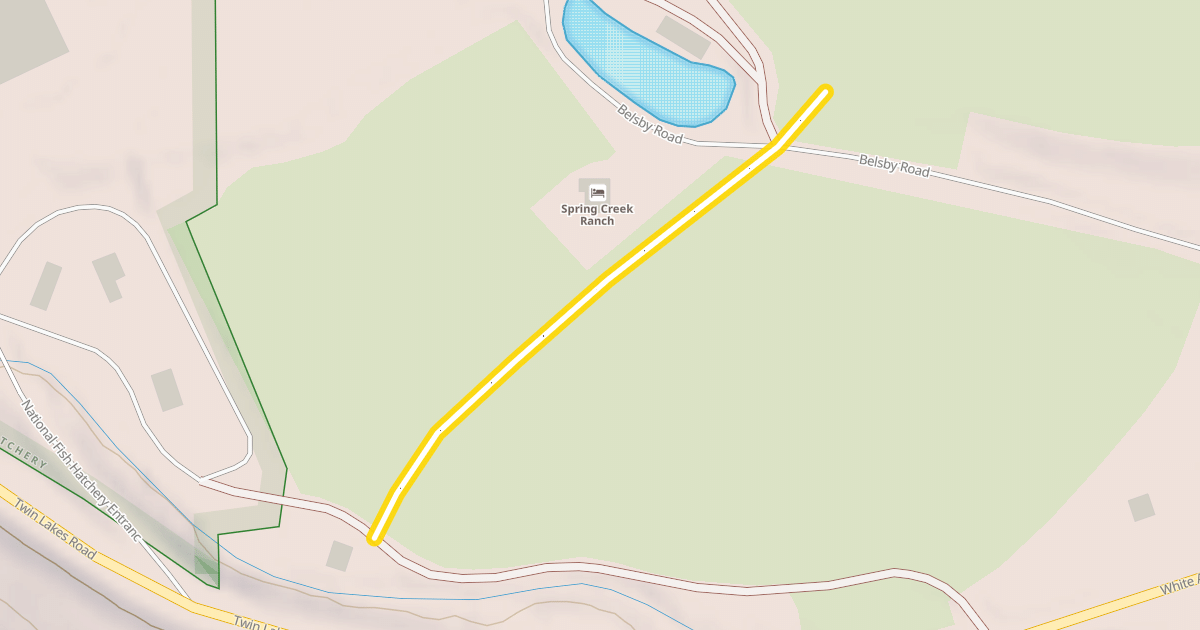Map preview of Spring Creek Ranch & Loop