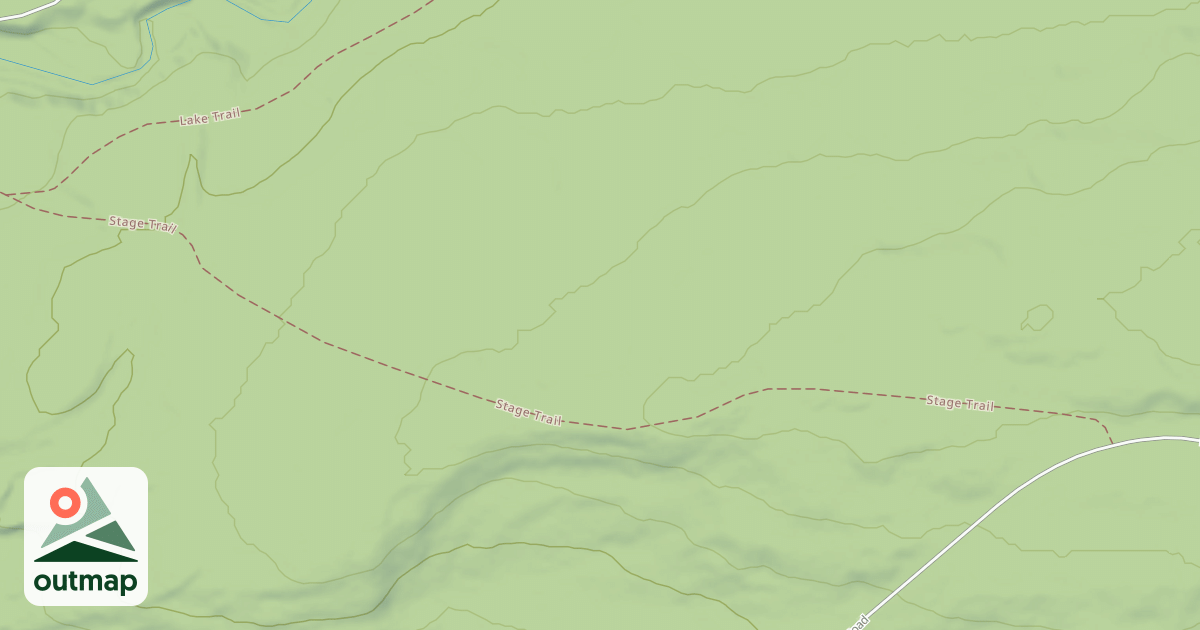 Map of Hickory Run State Park Trails