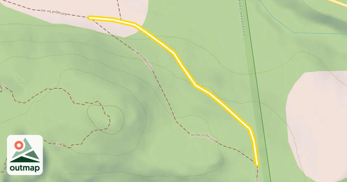 Map of 15 - La pente Holloway