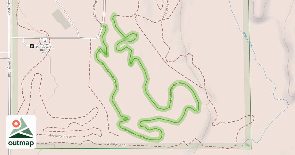 Map of Boulders & Flow