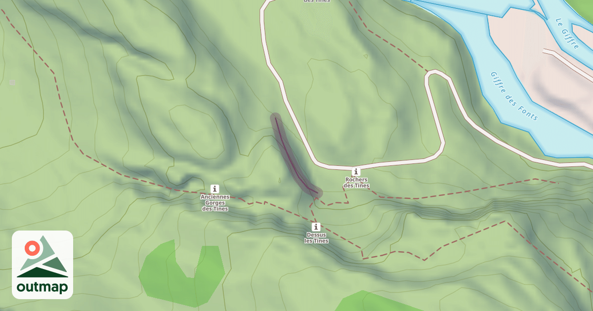Map of Rocher Hubert Ducroz