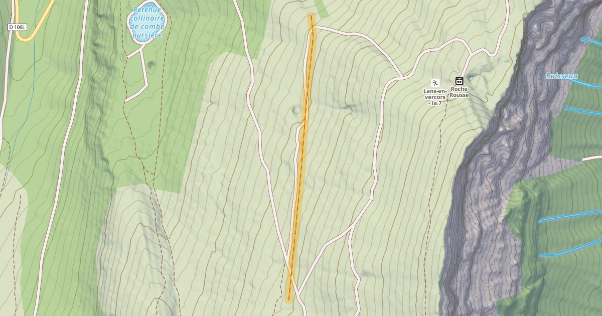 Map preview of Coq de Bruyère