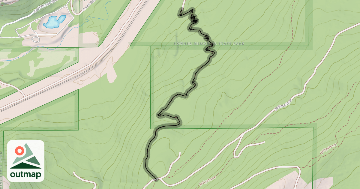 Map of Lower Yogi Bear